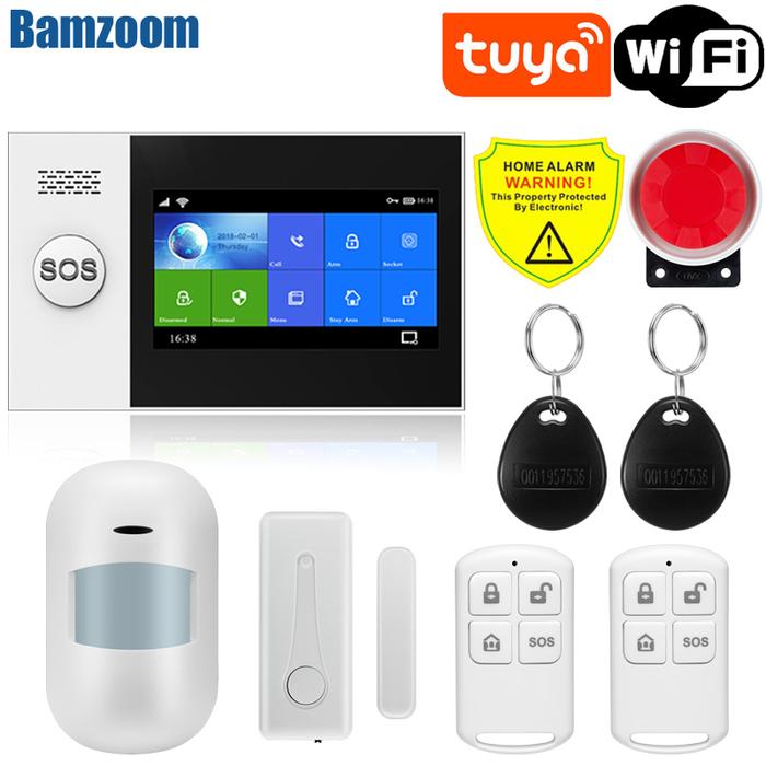 Gambar UT Wireless Tuya WIFI APP SIM GSM Home RFID Burglar Security LCD Tou dari Untung Tube undefined Tokopedia