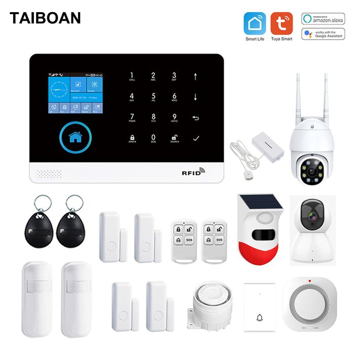 Gambar UT TAIBOAN Wireless WIFI GSM Home Security Alarm System for 433MHz T dari Untung Tube undefined Tokopedia