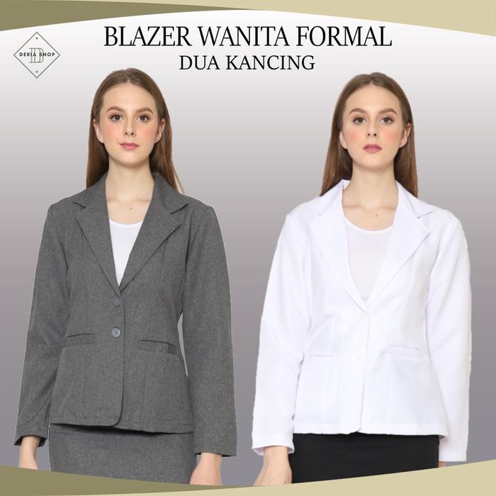 Gambar Terlaris B Wanita Formal Kantor Hitam S Blezer Kerja Cewek Kantoran Baju Jas Crop Kancing Setelan Slim Fit Satu Set Stel Bahan Jaket Panjang Cewe Perpisahan Anak Sekolah Dokter Wisuda Putih N Style Murah Motif Import Terbatas dari Zenith Havenly undefined Tokopedia