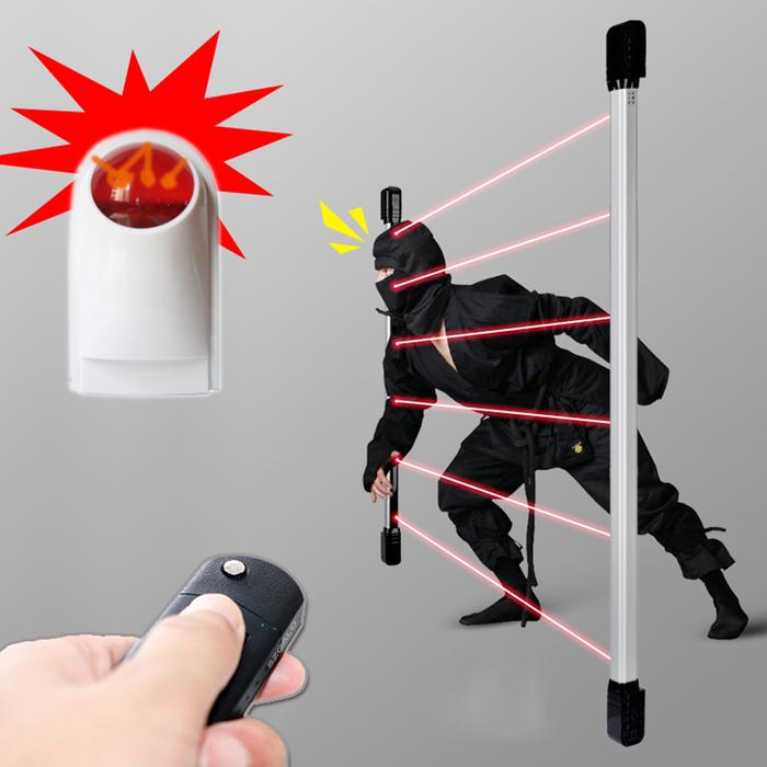 Gambar UT Beam IR Sensor Standalone Wireless Home Security Alarm System Kit dari Untung Tube undefined Tokopedia