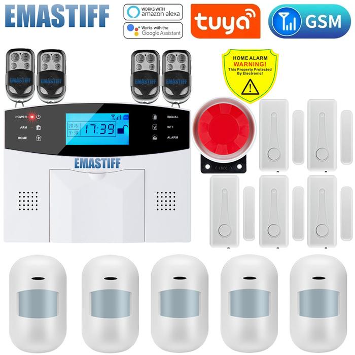 Gambar UT Tuya WIFI Smart Wireless Wire GSM Home Security Alarm System With dari Untung Tube undefined Tokopedia