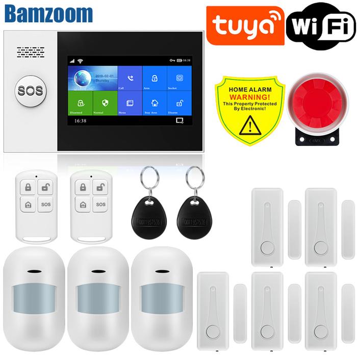 Gambar UT Tuya Wifi Gsm Home Burglar Security Alarm System 433MHz Apps Cont dari Untung Tube undefined Tokopedia