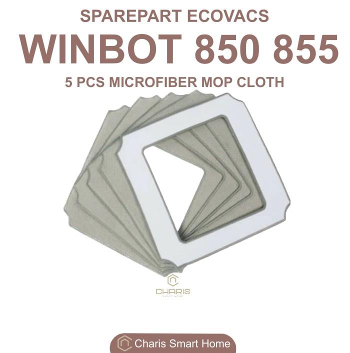 Gambar Sparepart 5 Pcs Microfiber Mop Cloth Ecovacs Robotics Winbot 850 855 dari arulshop55_ undefined Tokopedia