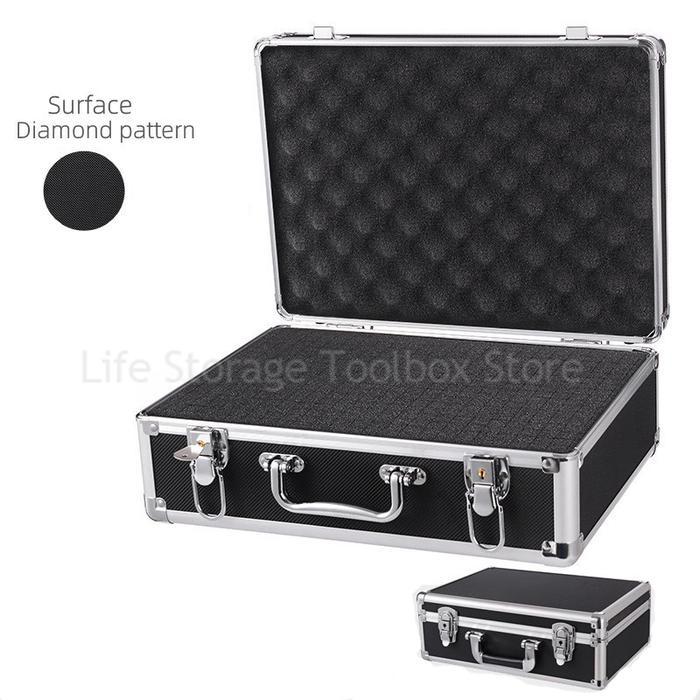 Gambar Tool Box Aluminum Tool Case Portable Instrument Toolbox Storage C dari Delbertopia undefined Tokopedia