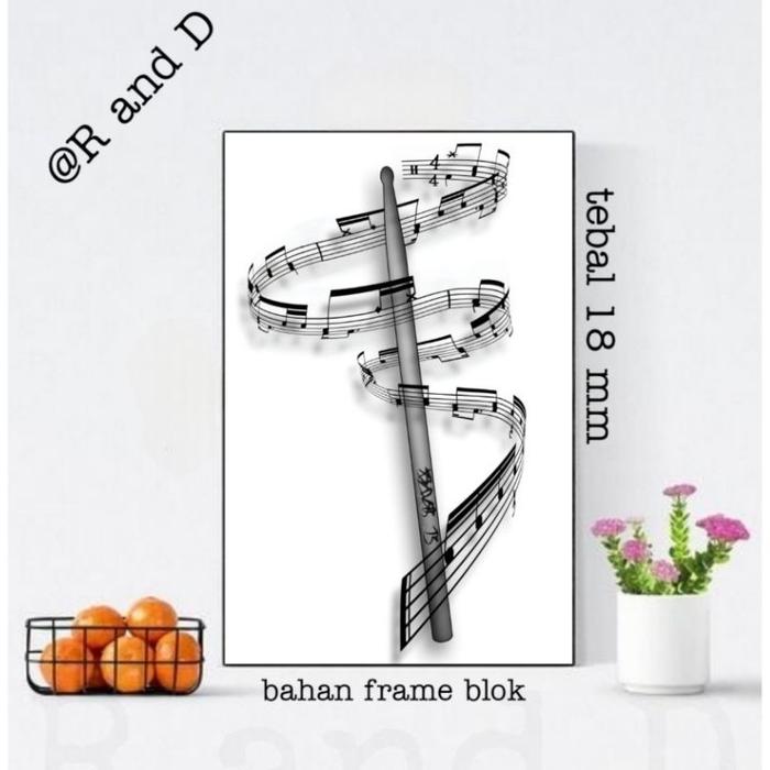 Gambar Hiasan dinding kamar gambar gitar ukuran 60x40 bingkai kayu, Dekorasi dinding studio musik ukuran 40x60, Hiasan dinding aesthetic, Wallpaper dinding motif abstrak, Poster kayu dekorasi cafe, Hiasan dinding pop art ukuran A2 - 1 dari Rahardjoe Design undefined Tokopedia