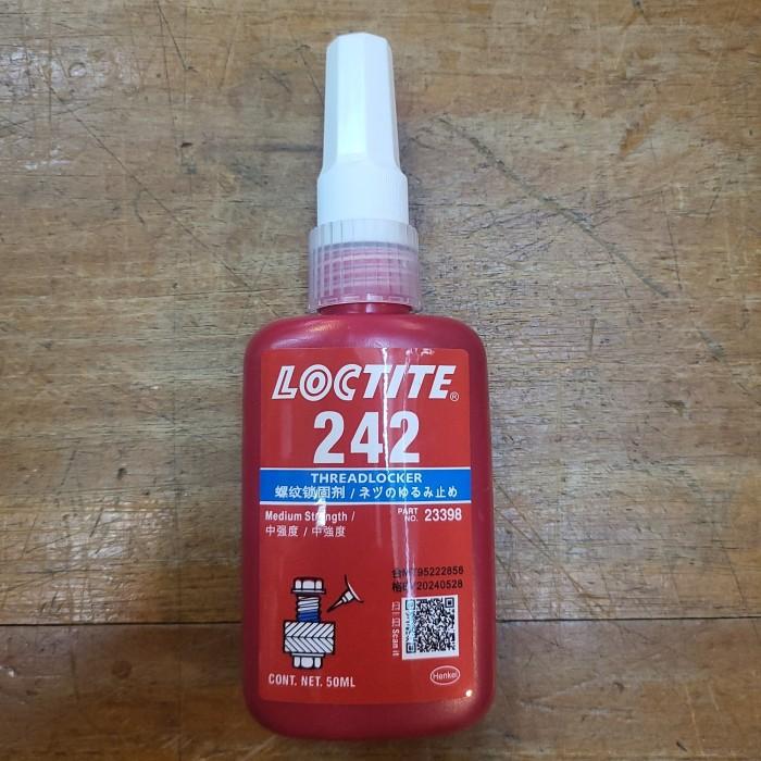 Gambar PTR Loctite 242 Biru Medium Strength / Lem Baut / Threadlocker Blue 50 ml dari bakso bakar kang Novi undefined Tokopedia