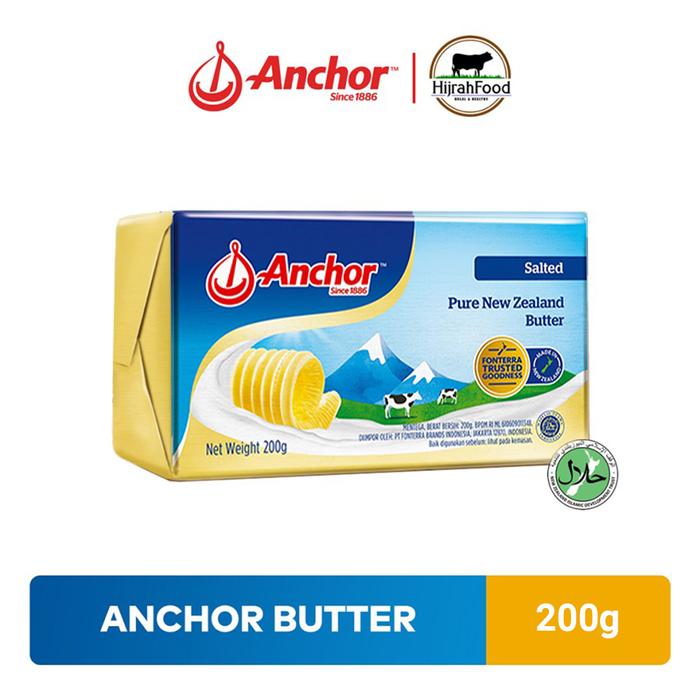 Gambar Anchor Pure New Zealand Butter Pats (Salted / Unsalted) - Salted-200gr dari Hijrahfood Meatshop undefined Tokopedia