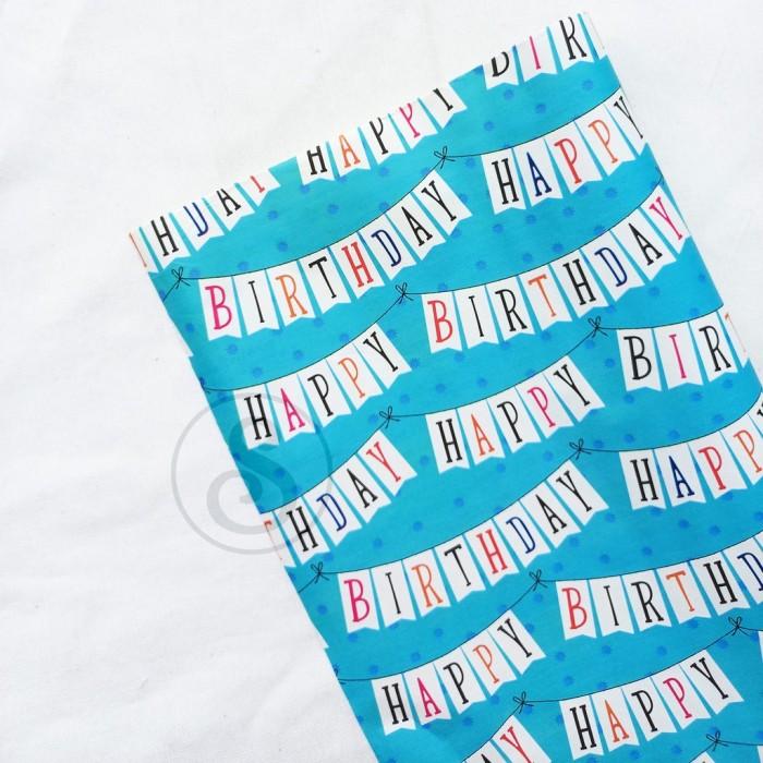 Gambar Diskon Kertas Kado Roll Happy Birthday Gift Wrap - 13 Motif - Wp 08 dari Kufiyads_Store undefined Tokopedia