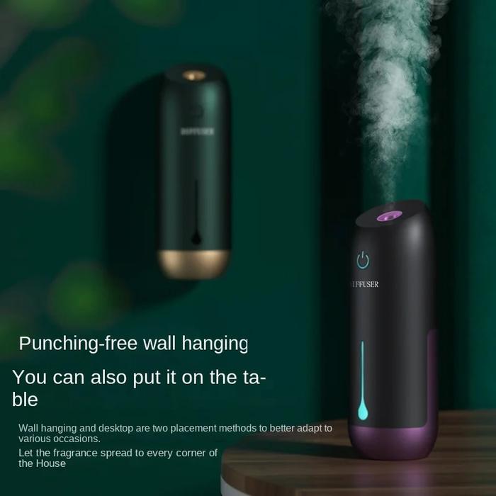 Gambar Rechargeable Essential Oils Diffuser Aromatherapy Humidifiers Wall Mounted Desktop Fragrance Diffuser Aessential Oil el Home dari SITI BEKLES undefined Tokopedia
