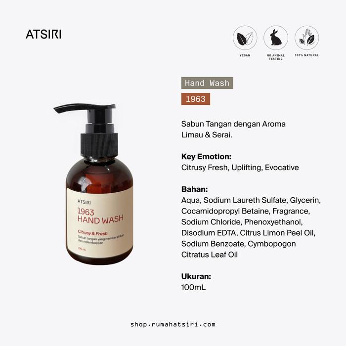 Gambar 1963 Hand Wash by Rumah Atsiri - 100mL dari ATSIRI SHOP undefined Tokopedia
