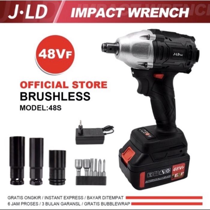 Gambar Cordless impact Wrench JLD 48S mesin impek JLD TOOLS buka baut power dari Andika Spoort undefined Tokopedia