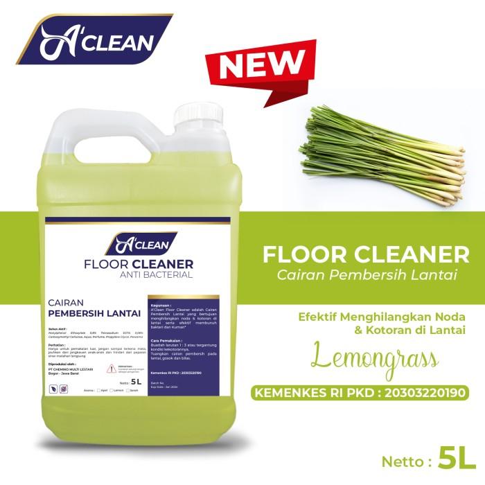 Gambar Pembersih Lantai Antibacterial FLOOR CLEANER A Clean Care 5 Liter GOSE - sereh dari WellnessCenter undefined Tokopedia