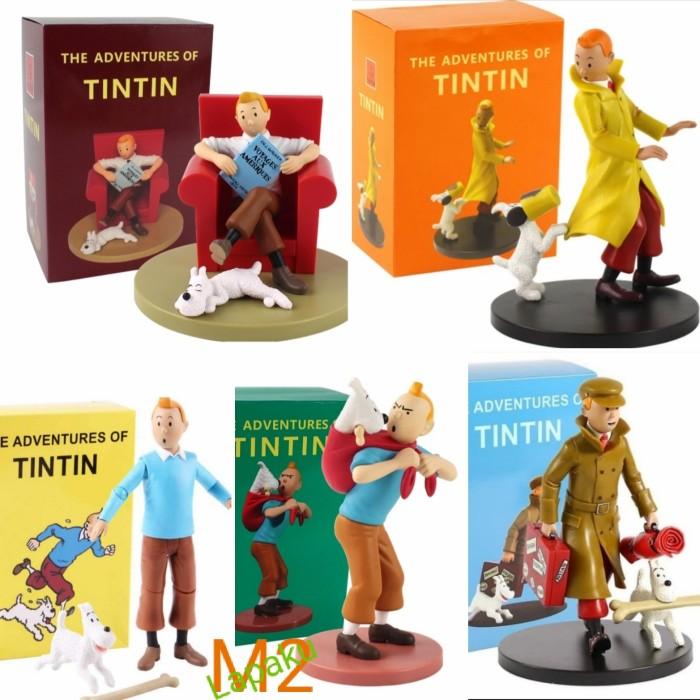 Gambar THE ADVENTURE OF TINTIN SERIES ACTION FIGURE - Murah - Seri#D dari manizaslima undefined Tokopedia