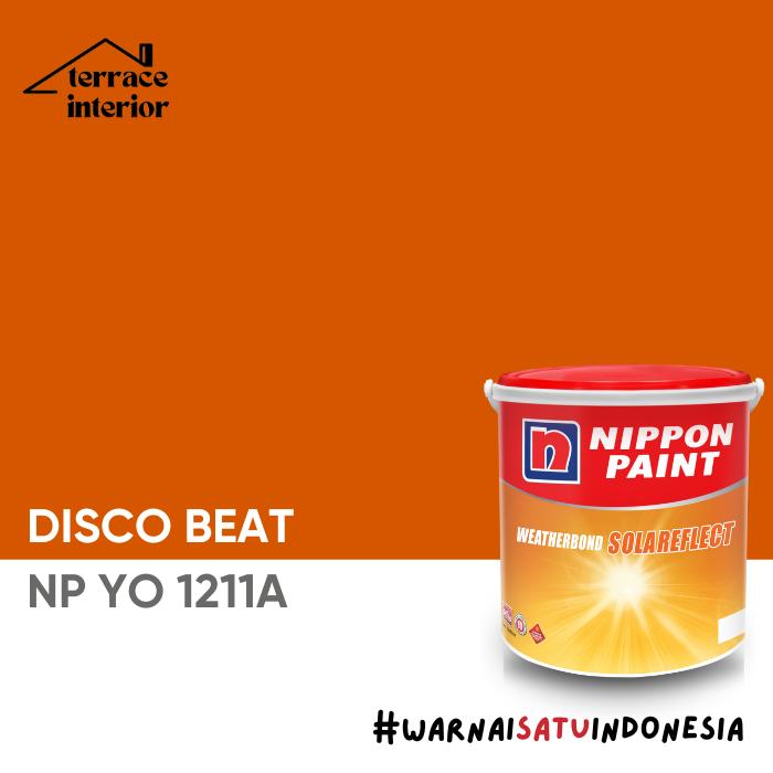Gambar Cat Tembok Exterior Solareflect Nippon Paint Warna Orange 20 L - DISCO BEAT dari Terrace Interior undefined Tokopedia