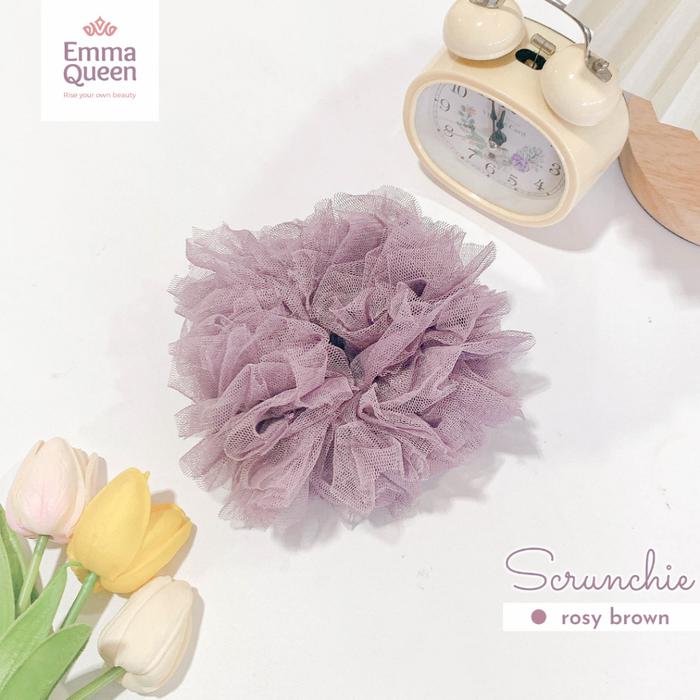 Gambar Emma Queen - Scrunchie Hijab Ikat Rambut Cepol - Rosy Brown dari EmmaQueen.net undefined Tokopedia