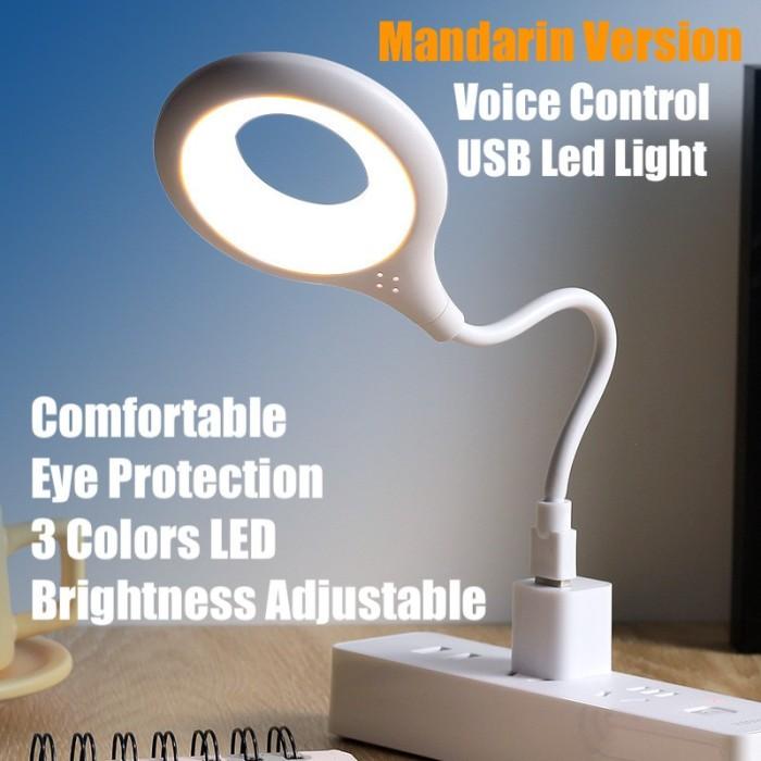 Gambar Mandarin Voice Control Smart USB Led Light Lampu Belajar Lampu Tidur dari STARACCOFFICIAL undefined Tokopedia