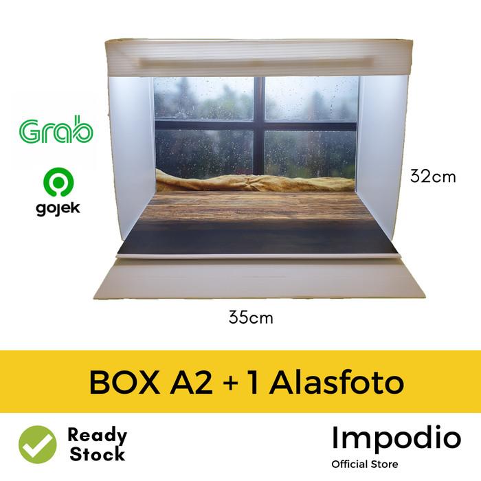 Jual Mini Studio Impodio Ukuran A2 Free alasfoto A2 motif bebas