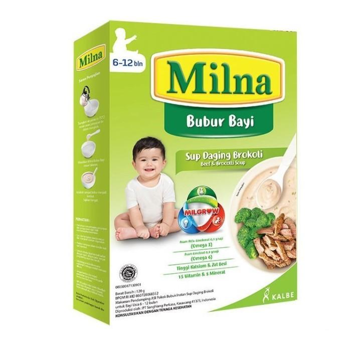 Gambar Milna Bubur Bayi 6+ 120g - Sup Daging Brokoli dari Queen-Sareni undefined Tokopedia