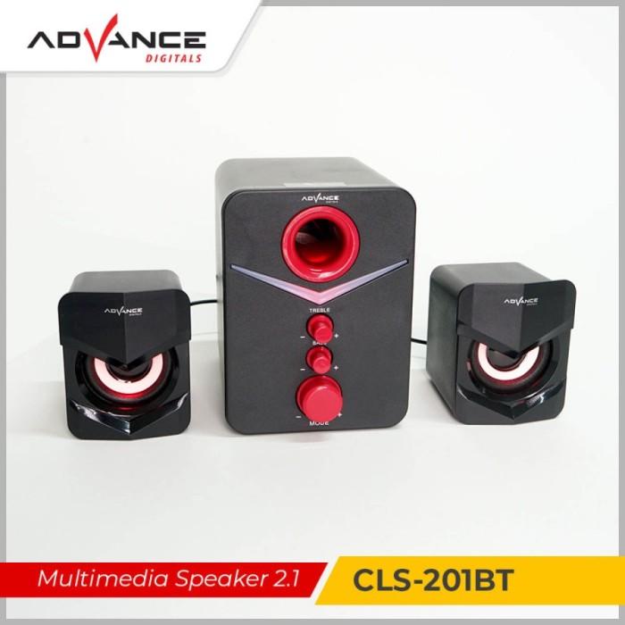 Gambar Speaker Bluetooth Advance Cls201Bt / Cls-201Bt Multimedia Speaker - Merah dari sinar cahaya asih undefined Tokopedia