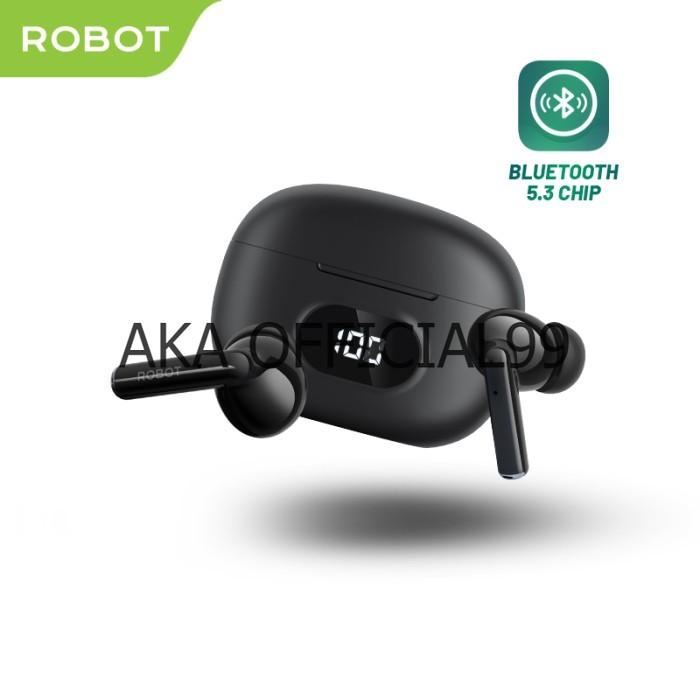 Gambar Robot Wireless Earphone Airbuds T70 Original TWS Deep Bass Bluetooth - Hitam dari CLASS PREMIUM ID undefined Tokopedia