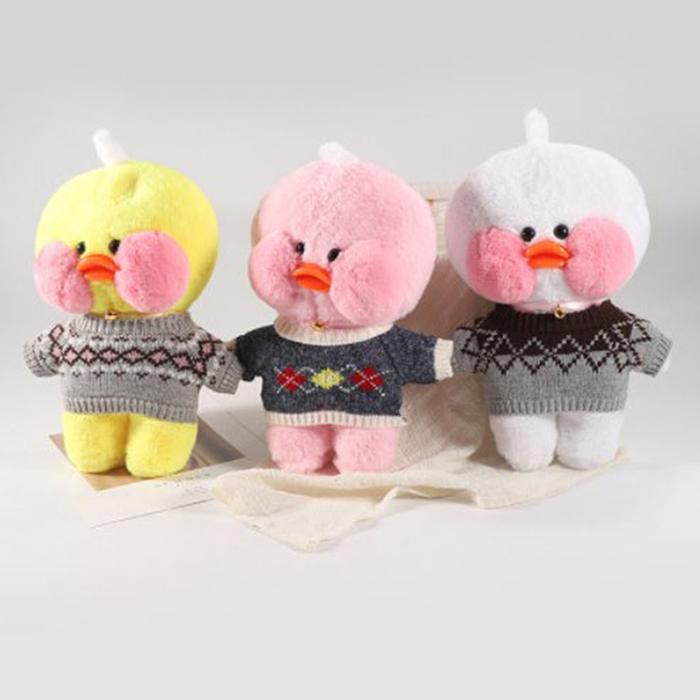 Gambar DS 30CM Pink cute Kawaii Cafe Mimi Yellow Duck Plush Toy Cute Stuffe dari Dimension Sunny Going undefined Tokopedia