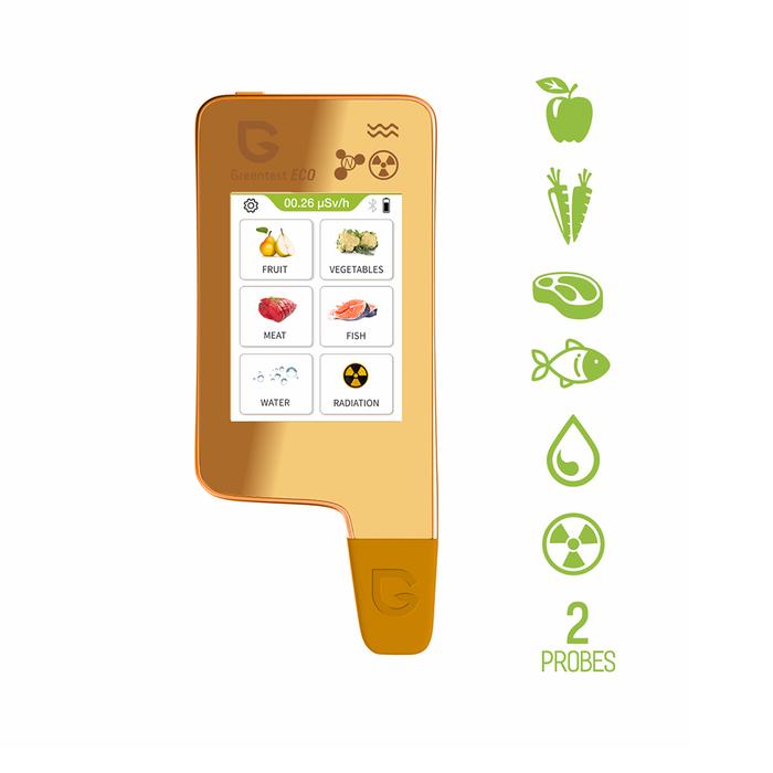 Gambar Radiation Detector Greentest-ECO6 Updated Home Kitchen Nitrate Tester TDS Water with Bluetooth Function and Capacitive Screen dari Oquiloni undefined Tokopedia