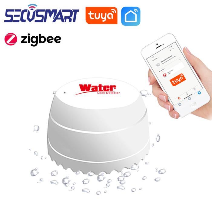 Gambar Tuya Zigbee Water Leak Sensor Safety Protection Flood Detector Smart Home Security Alarm Compatible Gateway Smart Life APP dari Elleato undefined Tokopedia