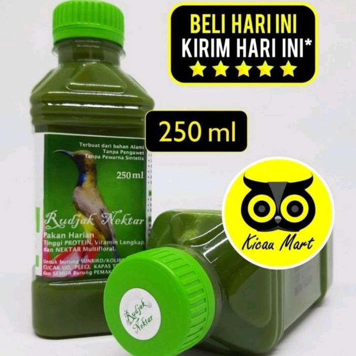 Gambar Rujak nektar 250ml rudjak nekstar nextar konin kolibri sogon no export cairan 400gr per botol dari Tentang Manuk undefined Tokopedia