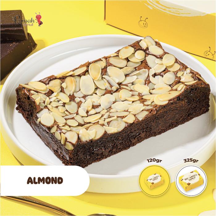 Gambar Brownies Semut Fudgy Brownies Panggang Small - Almond dari Rumah Semut ID undefined Tokopedia