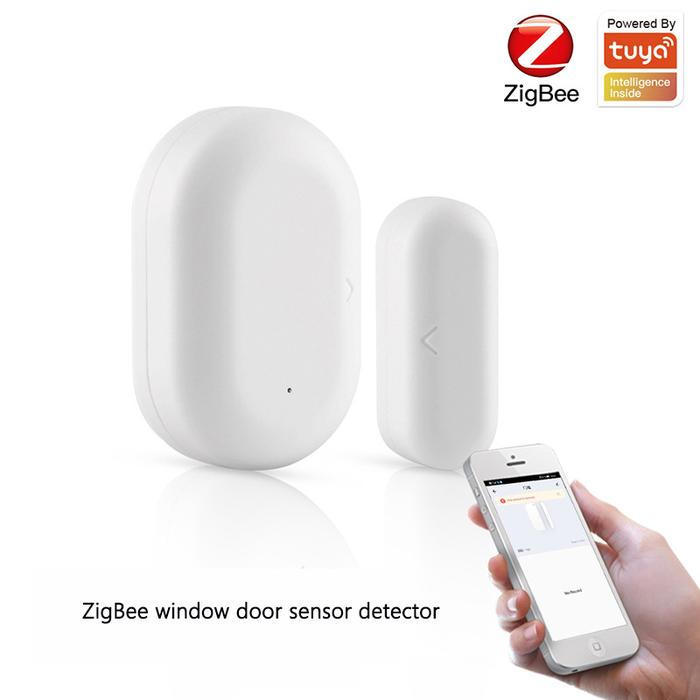 Gambar ZigBee Window Sensor Graffiti Smart Home Door Magnetic Alarm Tuya Security Monitoring Anti-theft Detector Low Battery Reminder dari Elleato undefined Tokopedia