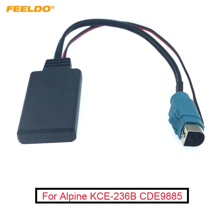 Gambar FEELDO 5Pcs Car AUX Input Wireless bluetooth Module Audio Radio For Alpine KCE-236B CDE9885 9887 Electronics Accessories Cable dari Welenia undefined Tokopedia