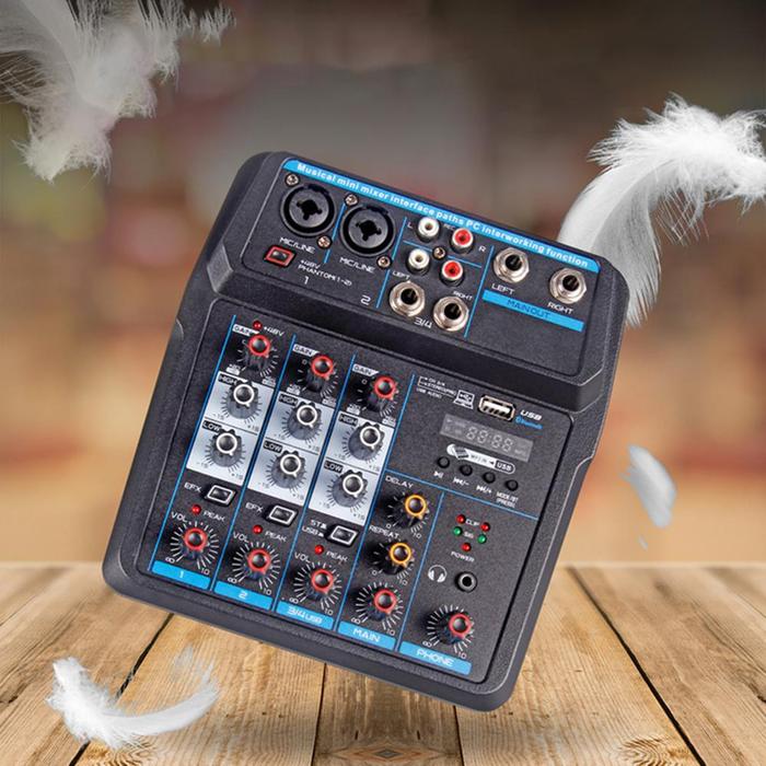 Gambar Limited Professional Sound Mixer DJ Mixing Console Interface De Equipment Mesa Som Digital Audio Computer Recording Live 4 New dari Belaya Art undefined Tokopedia