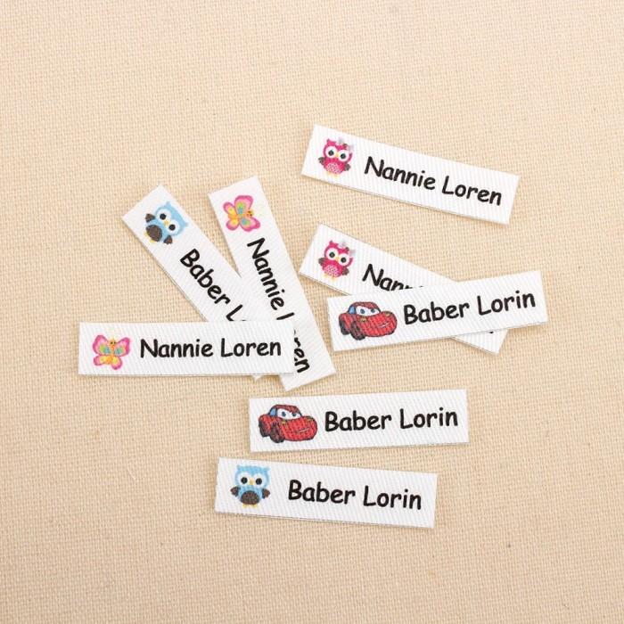 Gambar 160pcs Custom Ironing Labels Cartoon labels children's clothing dari Abelsen Store undefined Tokopedia