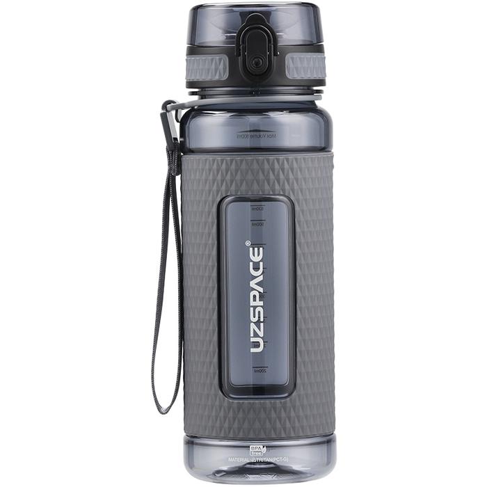 Gambar Uzspace Sports Water Bottles Portable Gym Anti-Fall Leak-Proof Fitness - Bark Gray, 520ml dari BelanjaAsyik15 undefined Tokopedia