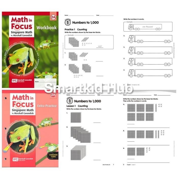 Gambar Buku ( FISIK) Math in Focus Singapore Math KA/KB1A/1B/2A/2B/3A/3B/4A/4B/5A/5B Workbook Extra Practice - 2A, Extra Practice dari eKadanta Book undefined Tokopedia