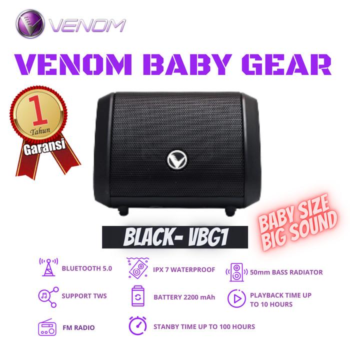 Gambar Venom Baby Gear Vbg-1 Speaker Portable Bluetooth 5.0 Waterproof dari Tamochi Market undefined Tokopedia