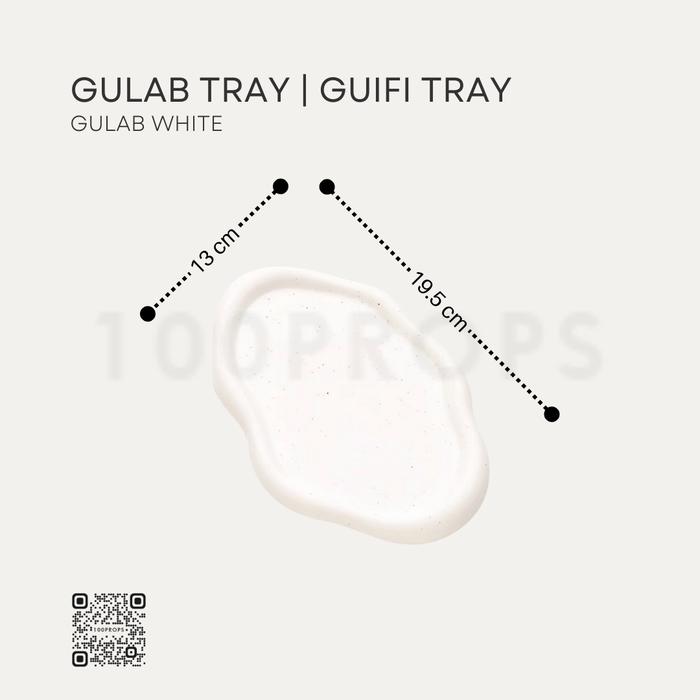 Gambar Gulab Tray | Guifi Tray | Table Organizer Decor - Gulab White dari 100props undefined Tokopedia