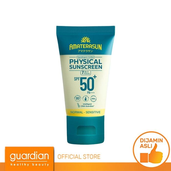 Gambar Amaterasun Physical Sunscreen SPF 50+ PA++++ 30Gr dari Guardian Official Store undefined Tokopedia