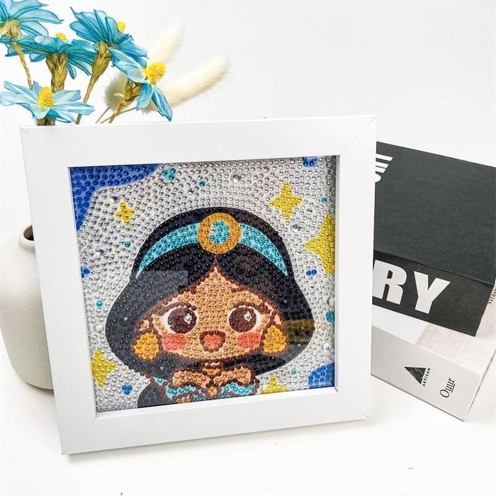 Gambar Mainan Diy Diamond Painting Edukasi Bingkai Ukuran 15cm Lukisan 5D DIY Diamond Painting Full Drill - KTK-DX96 dari Smart Kidz Store undefined Tokopedia
