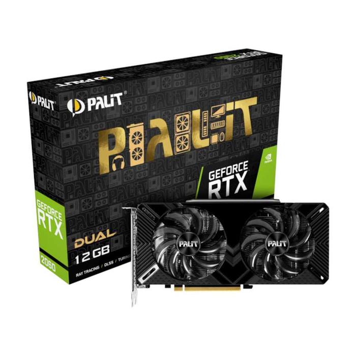 Jual Palit GeForce RTX 2060 Dual 12GB GDDR6 Dual Fan Graphic Card