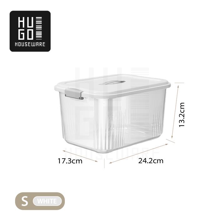 Gambar Container Box Storage Organizer Box Tempat Penyimpanan Besar Jumbo Multifungsi Kontainer Box Plastik HUGO - S - Putih dari Hugo Houseware Indonesia undefined Tokopedia
