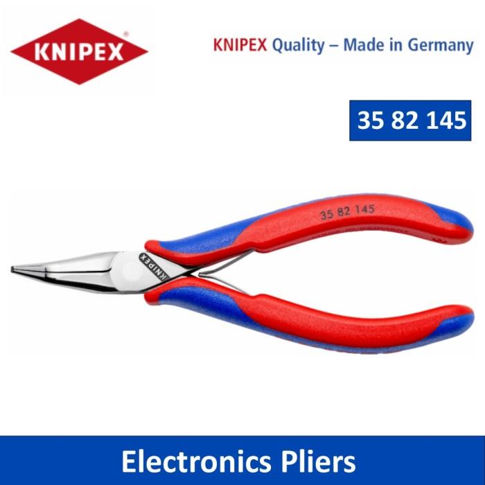 Gambar Tang Elektronik Knipex 35 82 145 Electronics Pliers With box joint dari Mykei Tools undefined Tokopedia