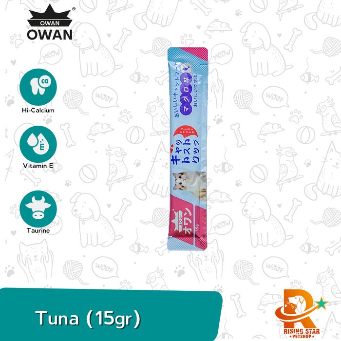Gambar Snack Kucing Owan Cat Creamy Treats Liquid 15 Gram - TUNA dari Rising Star Petshop undefined Tokopedia