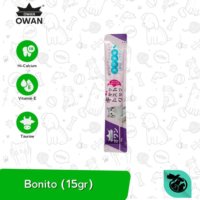 Gambar Snack Kucing Owan Cat Creamy Treats Liquid 15 Gram - BONITO dari Petshop Murah Bekasi undefined Tokopedia