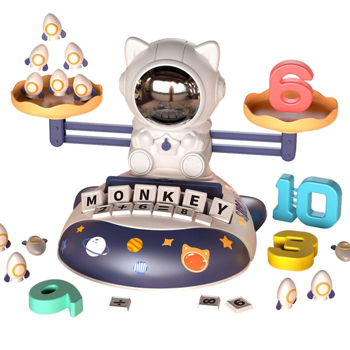 Gambar Balance Math Game Space Man Toys Balance Scale STEM Educational Toy dari Aethershop undefined Tokopedia