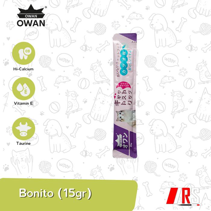 Gambar Snack Kucing Owan Cat Creamy Treats Liquid 15 Gram - TUNA CHICKEN dari Sulaiman Pet Store undefined 4 Tokopedia