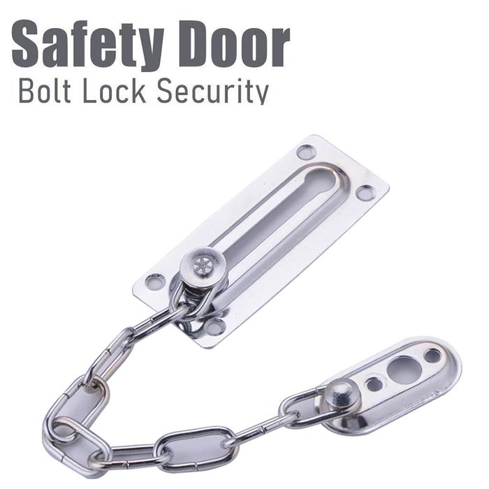Gambar BK Door Chain Stainless Steel Security Chain Door Lock Chain Home O dari Barokah kioss undefined Tokopedia