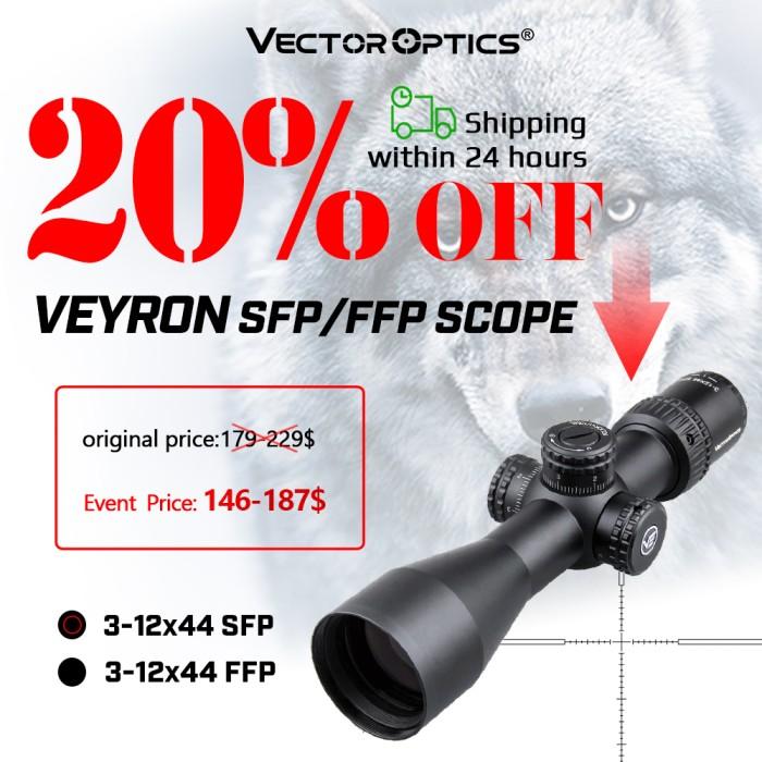Gambar Vector Optics Veyron 3-12X44 Sfp&Ffp Hunting Riflescope Optical dari julia pedia4 undefined Tokopedia