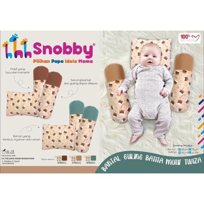 Gambar Snobby Bantal Guling Bayi Batita Set Twiza Series dari KadoKreatifa undefined Tokopedia