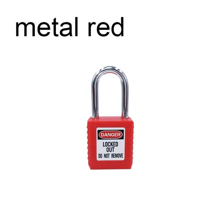 Gambar Loto Padlock Gembok Safety Equipment 38mm Merah dan Kuing - red dari vefrt undefined Tokopedia